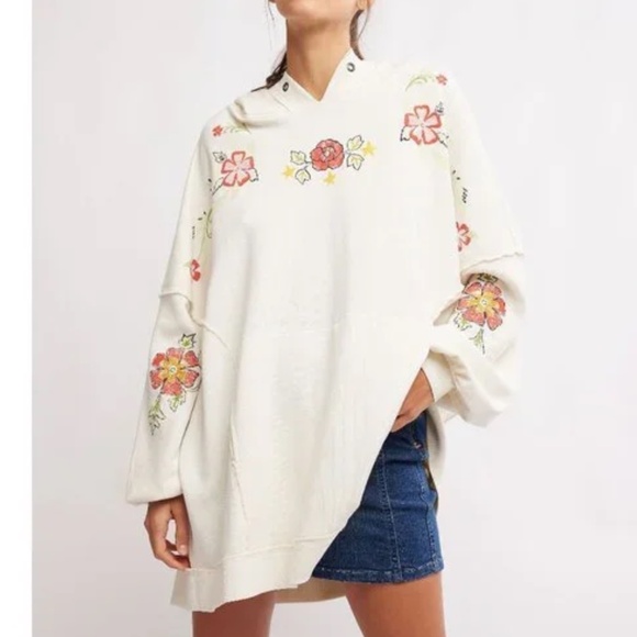 FP We The Free Graphic We Hoodie in Ivory Combo in various NWT $148 retailj - Picture 1 of 5